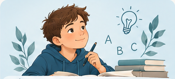Illustration d’un élève pour l’accompagnement des élèves dys